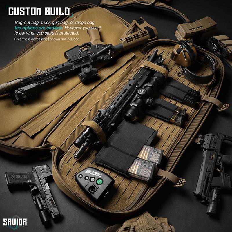 "Väska Savior Equipment Specialist 34"" Covert Single Rifle Case Brun"
