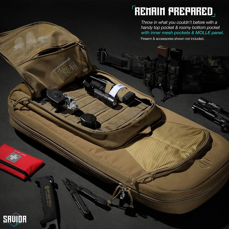 "Väska Savior Equipment Specialist 34"" Covert Single Rifle Case Brun"
