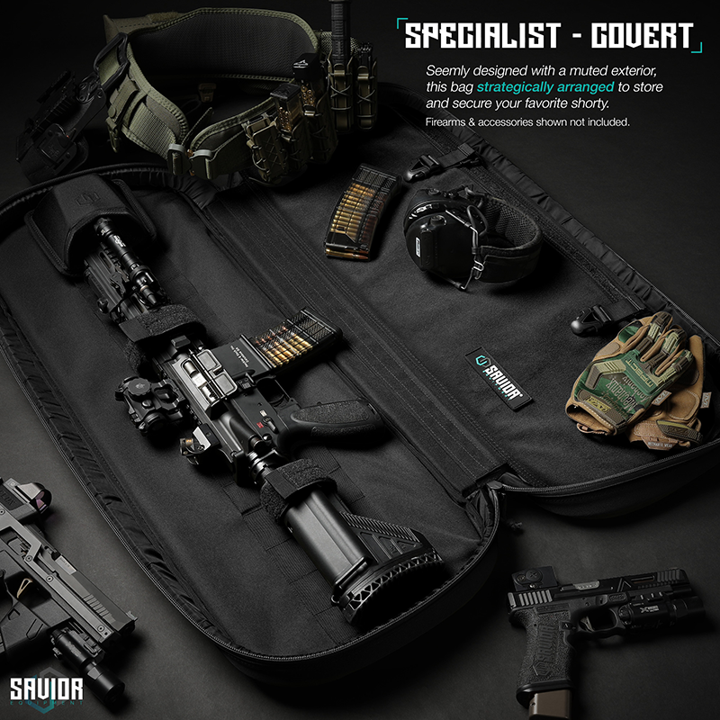 Väska Savior Equipment Specialist 38" Covert Single Rifle Case Svart