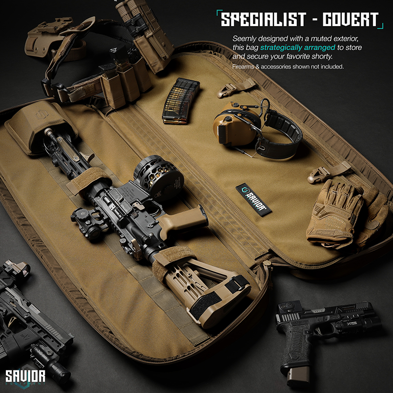 Väska Savior Equipment Specialist 38" Covert Single Rifle Case Brun