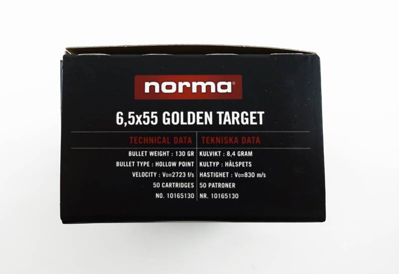 Golden Target Norma Patron Ammunition 6.5