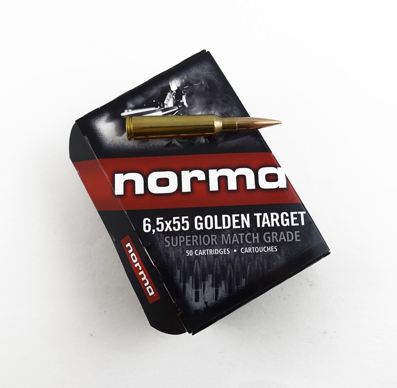 Patron Norma 6,5x55 Golden Target 8,4 g, HP  50-ask