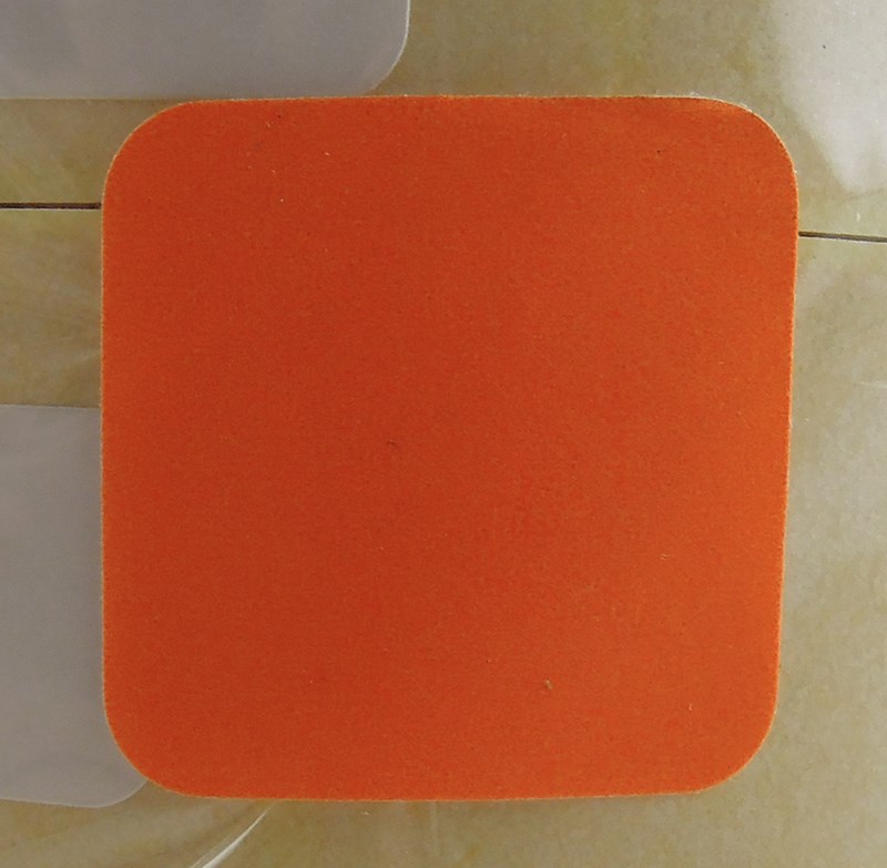 Täcklapp 17x17 orange