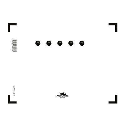 Tavla skidskytte 5-prick för  Accurize Shooting System 5 m