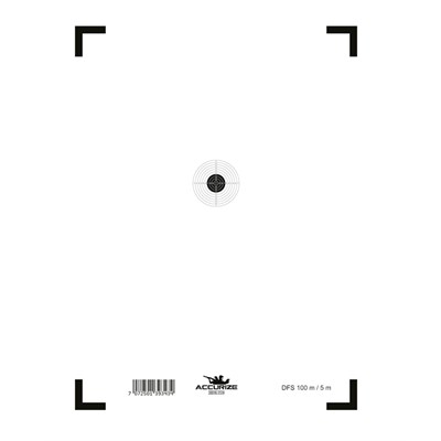 Tavla DFS 100 m för  Accurize Shooting System 5 m