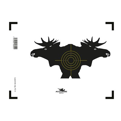 Tavla löpande älg för Accurize Shooting System 10 m