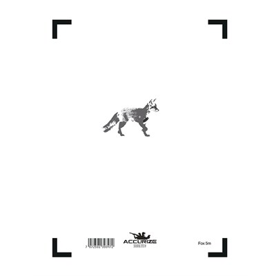 Tavla Räv för Accurize Shooting System 5 m