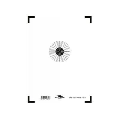 Tavla DFS 100 m för  Accurize Shooting System 10 m